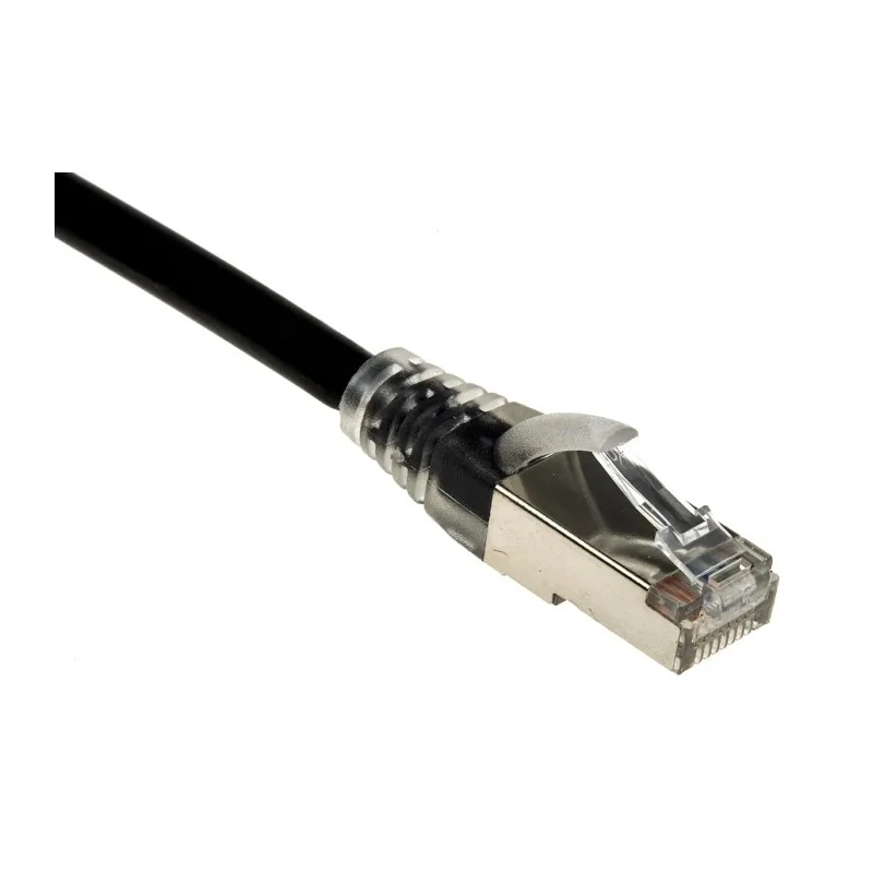 RS PRO Cat6 Ethernet Cable 5 m Low Smoke Zero Halogen Black RJ45 Male to RJ45 Male 557-424