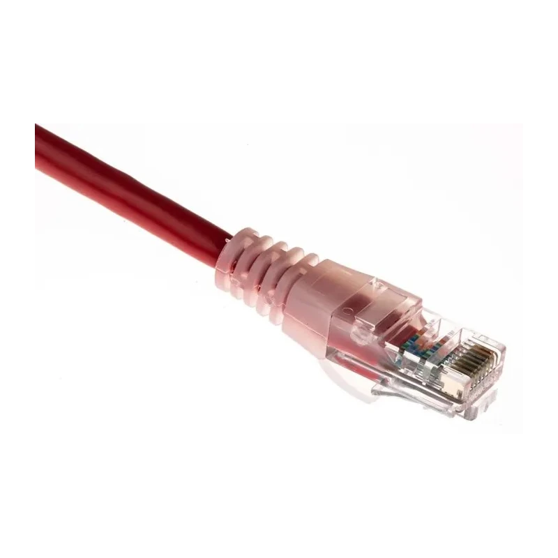 RS PRO Cat5e Ethernet Cable, 0.5 m Length, Red RJ45 Male to RJ45 Male U/UTP PVC Jacket 30V 557-458