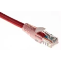 RS PRO Cat5e Ethernet Cable, 0.5 m Length, Red RJ45 Male to RJ45 Male U/UTP PVC Jacket 30V 557-458