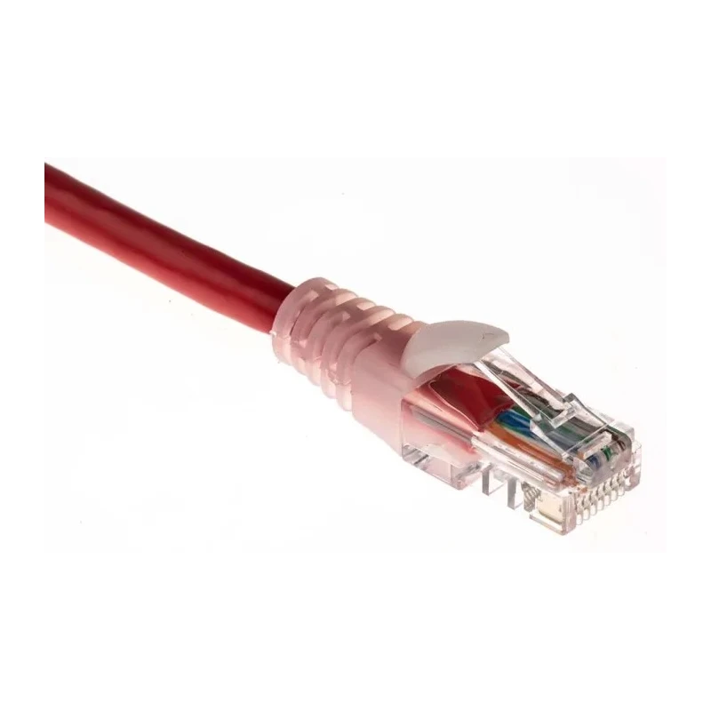 RS PRO Cat5e Ethernet Cable, 0.5 m Length, Red RJ45 Male to RJ45 Male U/UTP PVC Jacket 30V 557-458