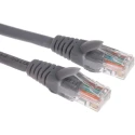 RS PRO Cat5e Ethernet Cable 0.5 m Grey RJ45 Male to RJ45 Male U/UTP Low Smoke Zero Halogen 557-503