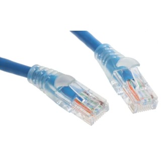 RS PRO Cat5e Ethernet Cable 1 m Blue RJ45 Male to RJ45 Male U/UTP PVC 557-480