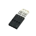 Molex Crimp Connector Housing 2.54 mm Pitch 4 Way 1 Row Straight 14562041