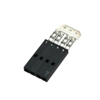 Molex Crimp Connector Housing 2.54 mm Pitch 4 Way 1 Row Straight 14562041