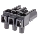 Wieland ST18 Series Cable Connector Female Screw Termination 3-Pole 16A 250V IP20 2.5mm² Wire Size ST18