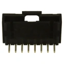 Molex SL Series Right Angle Through Hole PCB Header 8 Contacts 2.54 mm Pitch 1 Row Shrouded 705530112