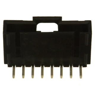 Molex SL Series Right Angle Through Hole PCB Header 8 Contacts 2.54 mm Pitch 1 Row Shrouded 705530112