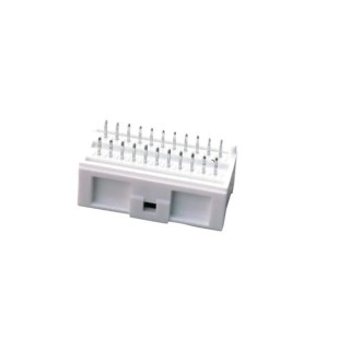 Molex MicroClasp Series Vertical Through Hole 24 Contact PCB Header, 2 mm Pitch, 2 Row, Shrouded 559172410