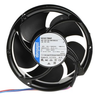 ebm-papst 6300 TD S-Force Series Axial Fan 48V DC 150W 950m³/h IP54 171.5mm Model