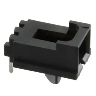 Molex SL Series Right Angle Through Hole PCB Header, 3 Contacts, 2.54 mm Pitch, 1 Row, Shrouded 705550037