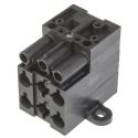 Wieland ST18 Series 5-Pole Male/Female Distribution Block, 16A, 5-Way, 400V, IP20 93.030.5153.0