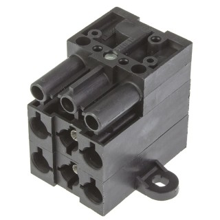 Wieland ST18 Series 5-Pole Male/Female Distribution Block, 16A, 5-Way, 400V, IP20 93.030.5153.0