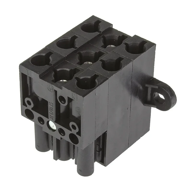 Wieland ST18 Series 5-Pole Male/Female Distribution Block, 16A, 5-Way, 400V, IP20 93.030.5153.0