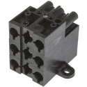 Wieland ST18 Series 5-Pole Male/Female Distribution Block, 16A, 5-Way, 400V, IP20 93.030.5153.0