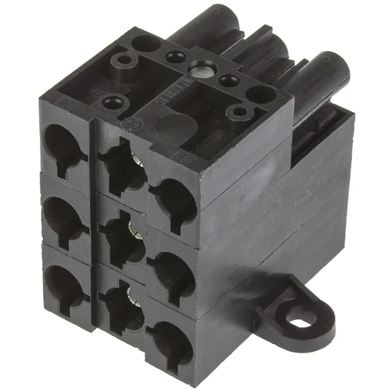 Wieland ST18 Series 5-Pole Male/Female Distribution Block, 16A, 5-Way, 400V, IP20 93.030.5153.0