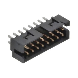 Molex Milli-Grid Series Vertical Through Hole PCB Header 16 Contacts 2 mm Pitch 2 Row Shrouded 878311619