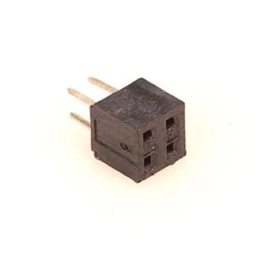 Molex 79107 Series Vertical Through Hole PCB Connector 4-Contact 2 Row 2 mm Pitch Solder 791077001