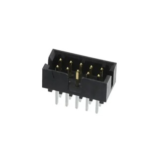 Molex Milli-Grid Series Vertical Through Hole PCB Header 10 Contacts 2 mm Pitch 2 Row Shrouded 878311010