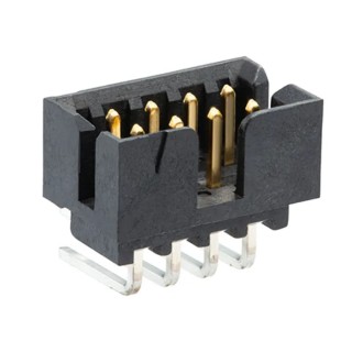 Molex Milli-Grid Series Right Angle Through Hole PCB Header 6 Contacts 2 mm Pitch 2 Row Shrouded 878330631
