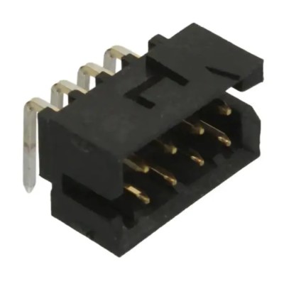 Molex Milli-Grid Series Right Angle Through Hole PCB Header, 8 Contacts, 2 mm Pitch, 2 Rows, Shrouded, Nylon 878330831