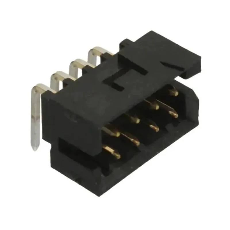 Molex Milli-Grid Series Right Angle Through Hole PCB Header, 8 Contacts, 2 mm Pitch, 2 Rows, Shrouded, Nylon 878330831