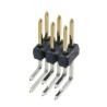 Molex C-Grid Series Right Angle Through Hole Pin Header, 6 Contacts, 2 Row, 2.54 mm Pitch, Unshrouded, Gold 879110611
