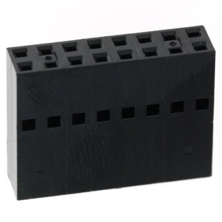 Molex Female Crimp Connector Housing 2.54 mm Pitch 16 Way 2 Row Straight 901430016