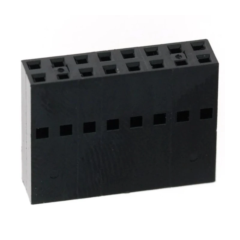 Molex Female Crimp Connector Housing 2.54 mm Pitch 16 Way 2 Row Straight 901430016