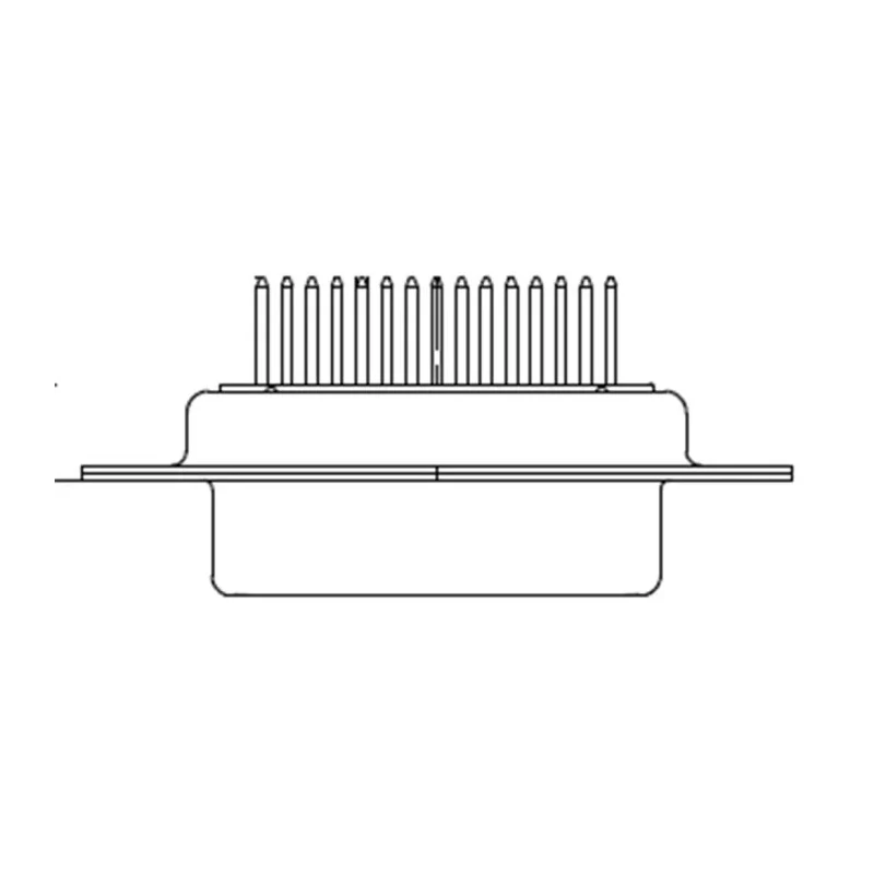 FCT from Molex 15 Way Straight 2.84 mm Pitch PCB D-Sub Connector with Flange Female F15S1G1 / 1727040064