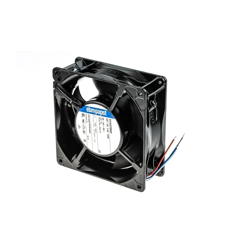 ebm-papst 5300 TD S-Force Series Axial Fan 48V DC 149W 670 m³/h IP54 139.6 x 139.6 x 50.8 mm IP54