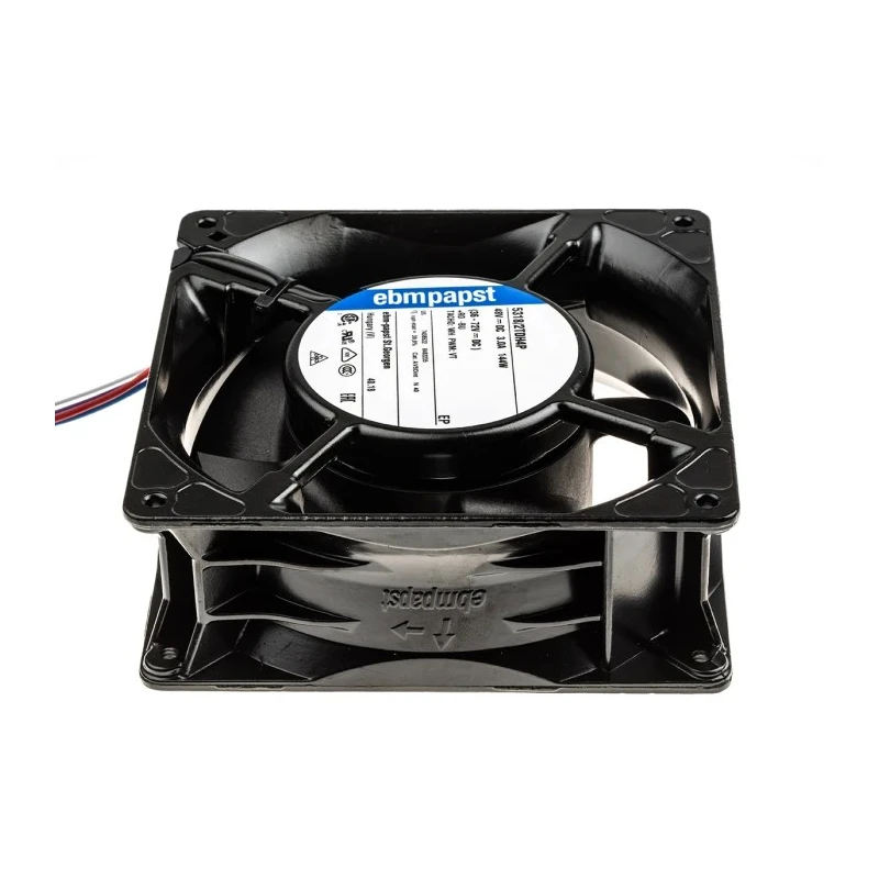 ebm-papst 5300 TD S-Force Series Axial Fan 48V DC 149W 670 m³/h IP54 139.6 x 139.6 x 50.8 mm IP54