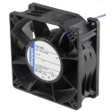 ebm-papst 3200 J S-Force Series Axial Fan, 24V DC, 280 m³/h, 50 W, IP68, 92x92x38 mm IP68