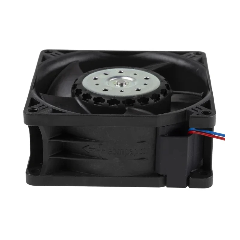 ebm-papst 3200 J S-Force Series Axial Fan, 24V DC, 280 m³/h, 50 W, IP68, 92x92x38 mm IP68