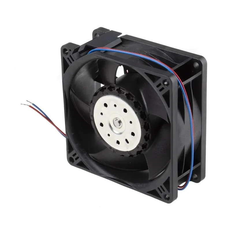 ebm-papst 3200 J S-Force Series Axial Fan, 24V DC, 280 m³/h, 50 W, IP68, 92x92x38 mm IP68