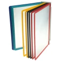 Durable Metal A4 Document Wallet with 10 Assorted Panels and Wall Mount 5567-00