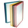 Durable Metal A4 Document Wallet with 10 Assorted Panels and Wall Mount 5567-00
