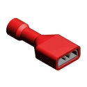 Molex Salmon Insulated Female Spade Connector Crimp 6.35 x 0.81 mm Tab Size 22 AWG to 18 AWG 190030003