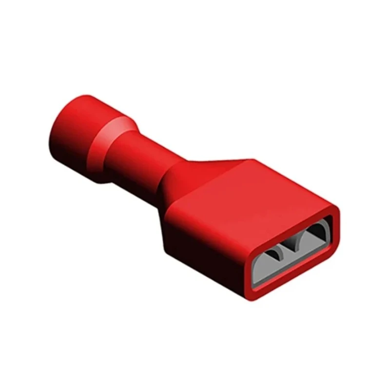 Molex Salmon Insulated Female Spade Connector Crimp 6.35 x 0.81 mm Tab Size 22 AWG to 18 AWG 190030003