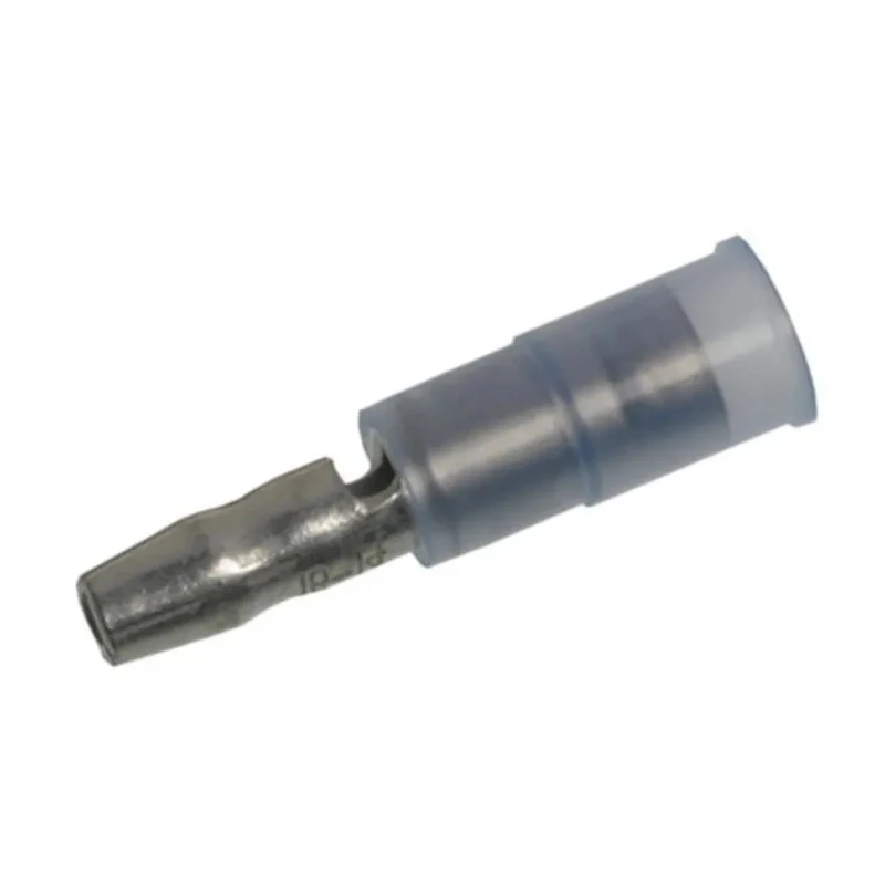 Molex Insulated Blue Crimp Bullet Connector 16 AWG to 14 AWG Nylon Insulation, 4.32 mm Bullet Diameter Male 190350009