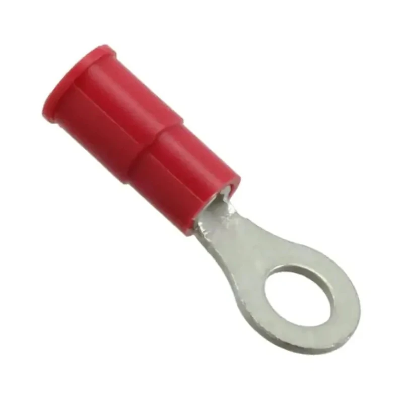 Molex Insulated Crimp Ring Terminal M2 Stud Size 22 AWG to 18 AWG Wire Size Red 190700005
