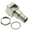 Molex 73403 Series Coaxial Connector Through Hole Female BNC, 75 Ω, Right Angle Body Through Hole 731000080