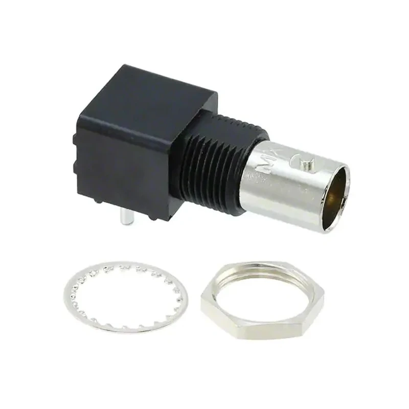 Molex 73100 Series Coaxial Connector Through Hole Female BNC, 75 Ω, Right Angle Body Through Hole 731000067