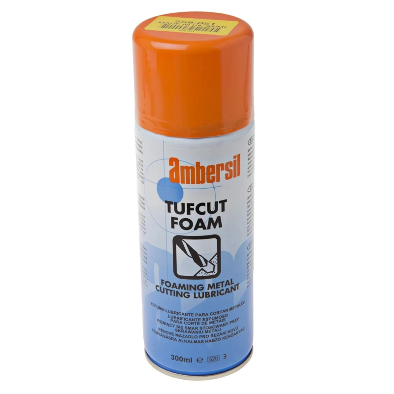 Ambersil Tufcut Cutting Fluid Aerosol 300 ml High-Performance Metalworking Lubricant 31582-AC