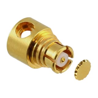 Molex 73300 Series Coaxial Connector PCB Female SMP, 50 Ω, Right Angle Body Solder 734153030