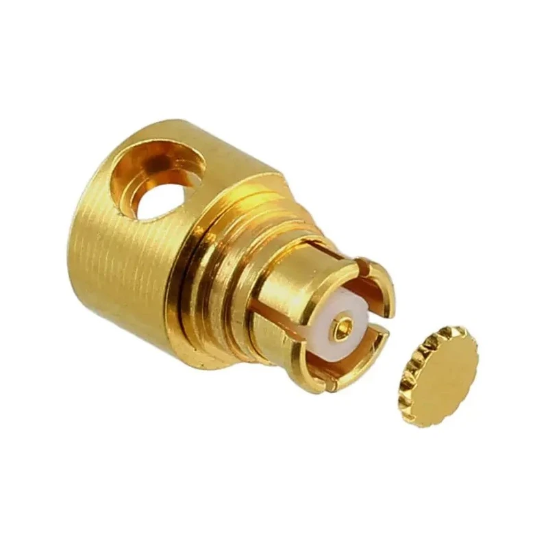 Molex 73300 Series Coaxial Connector PCB Female SMP, 50 Ω, Right Angle Body Solder 734153030