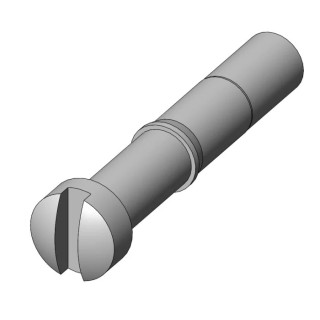 FCT from Molex Board Lock Screw for Use with D-Sub Connector Brass RoHS Compliant SGV1