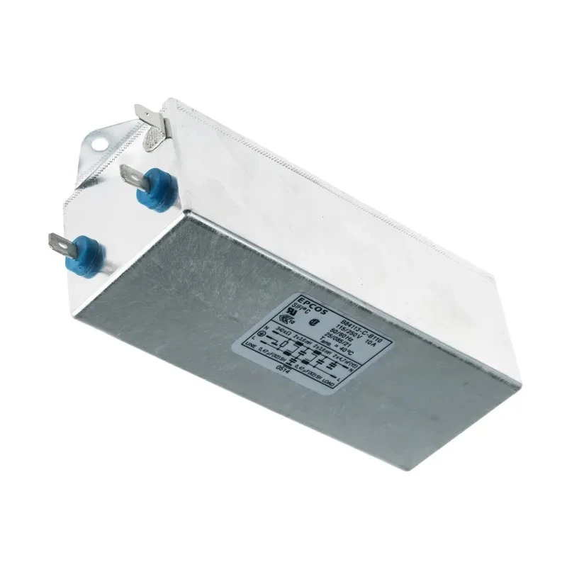 TDK Chassis Mount EMC Filter 10 A 250V ac/dc 50Hz, 60 Hz, Tab Termination B84113C0000B110
