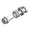 FCT from Molex F-SGV1 Series Screw Set for Use With D-Sub Connector SGV1
