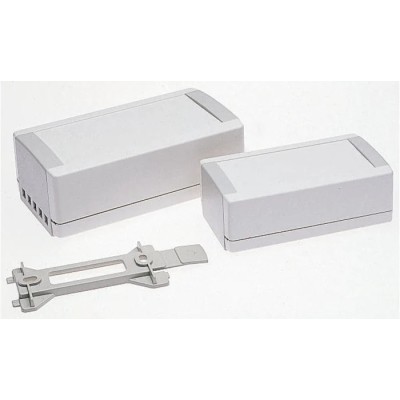 OKW Toptec Series Grey White Lid ABS Enclosure IP40, Dimensions 56 mm x 154 mm x 84 mm B1060365