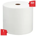 WYPALL X70 Power Clean Reusable Cleaning Cloths White Single-Use Dry Cloths Roll 820 Per Pack 310 x 315 mm 8348012